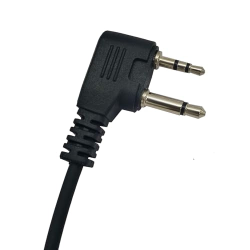 Two-Way Radio Earpiece with Behind-The-Head Headset and PTT for Midland GXT LXT GMRS