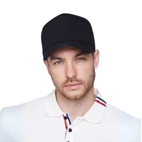 Oversize XXL Trucker Hat for Men Big Head Baseball Cap - One Size Black