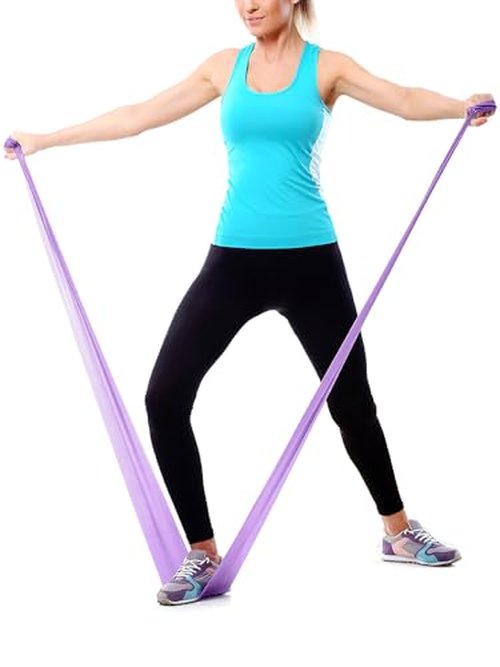 Professional Resistance Band, Latex-Free Elastic Exercise Band for Strength Training, Physical Therapy, Pilates, Rehab