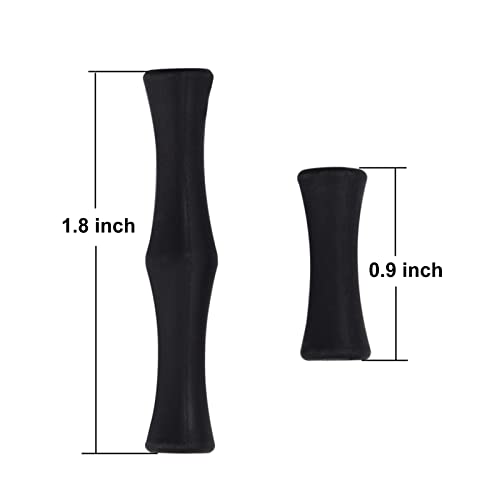 EOUS Bow String Finger Savers Archery Recurve Bow Finger Guards String Fingers Roller Rubber,Black