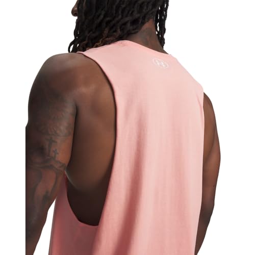 Men's Cut-Off T-Shirt - Sportstyle Left Chest Logo - Posh Pink Medium