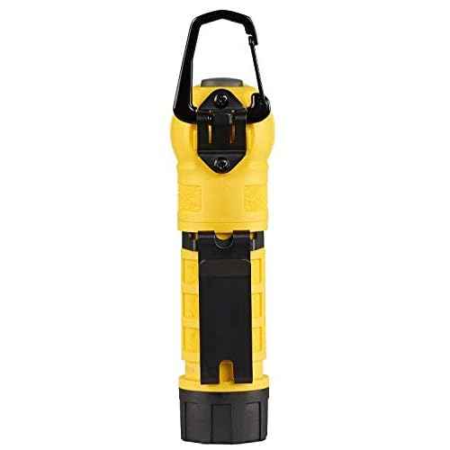 Streamlight 88836 PolyTac 90X USB 500-Lumen Multi-Fuel Rechargeable Right-Angle Flashlight, SL-B26 Battery Pack & USB Cord, Box, Yellow