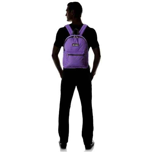 Everest Basic Backpack, Dark Purple, One Size