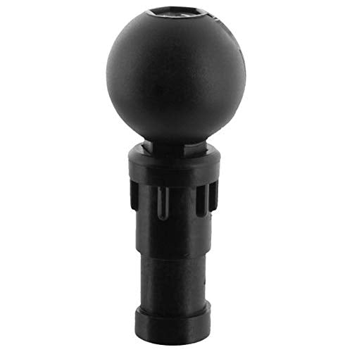1-1/2 Inch Ball with Post Mount for Scotty Marine Post Mounts - Black