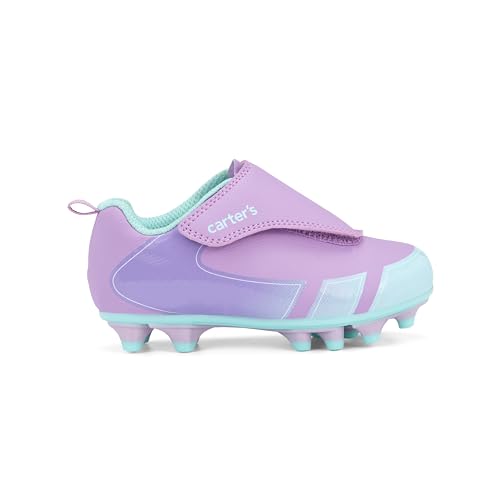 Kids Soccer Shoes - Carter's Fica Sports Cleats for Toddlers - Lilac, 9 Variation