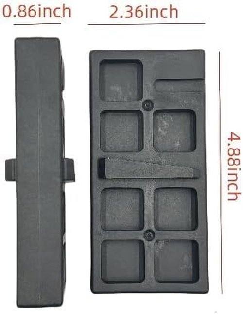 Vise Tool Block Reinforced Black tool Plastics Black Repair Smithing Tool Part Support (Lower 15)