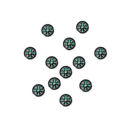 50 Pieces Mini Compass Small Button for Kids 20mm Bulk Hiking Liquid Filled Survival Set Camping Boating Touring Backpacking Outdoor Activities