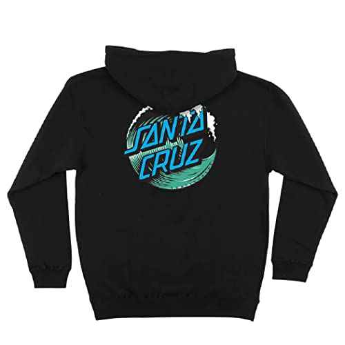 SANTA CRUZ Men's Pullover Hooded Sweatshirt Wave Dot Skate Sweatshirt