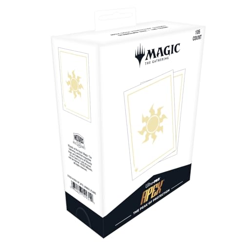 Standard Size Magic: The Gathering Card Sleeves - 105ct Plains Artwork