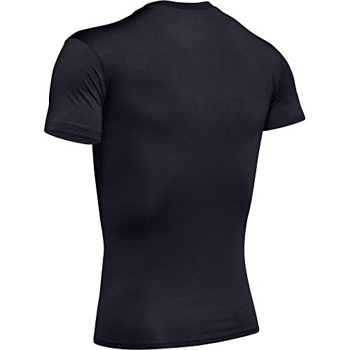 Under Armour Men's HeatGear Tactical Shirt Black Large - Compression & Moisture-Wicking Activewear