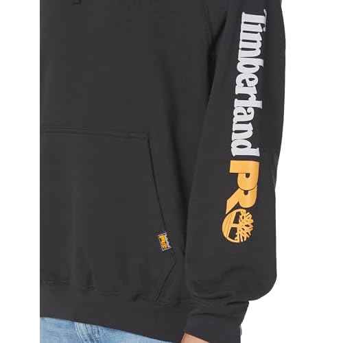 Timberland PRO Men's Hood Honcho Sport Pullover Hooded Sweatshirt, Black, 4X-Large
