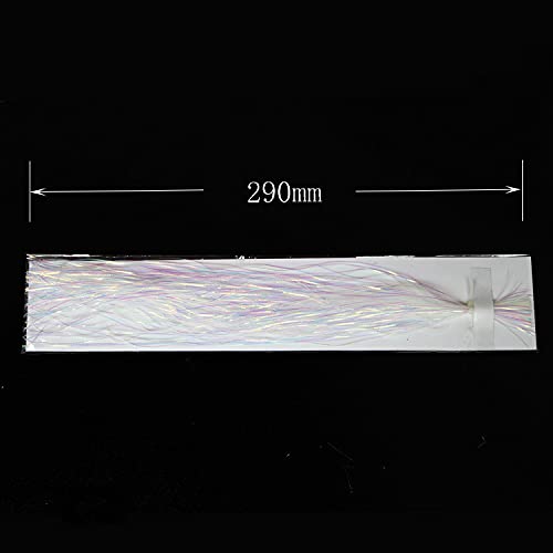 Fly Tying Flash Material Set - 5 Colors Lateral Scale Tinsel for Streamers