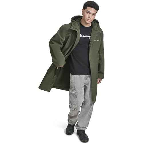 Champion mens Full Length Stadium Jacket With Fleece Lining