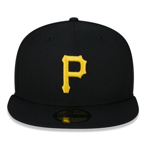 Black 7 3/4 Pittsburgh Pirates 59Fifty Fitted Cap - New Era