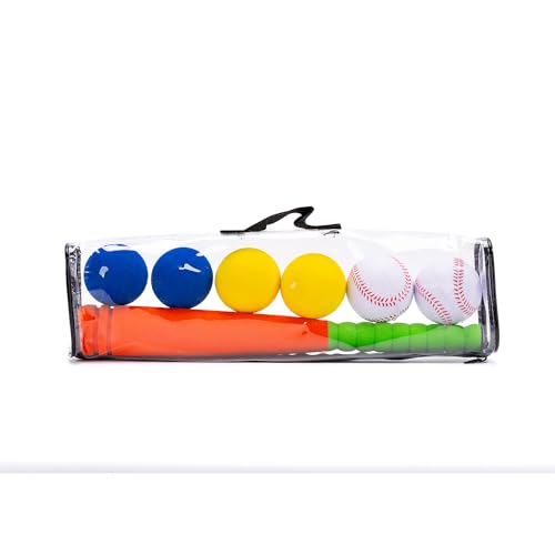 Kids Foam Baseball Bat and Ball Set - Safe Indoor Outdoor Toddler Sport Toy