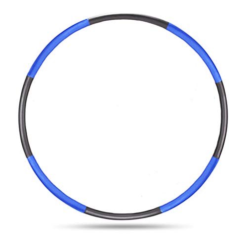 Auoxer Fitness Exercise Weighted Hoops, Lose Weight Fast by Fun Way to Workout, Fat Burning Healthy Model Sports Life, Detachable and Size Adjustable Design