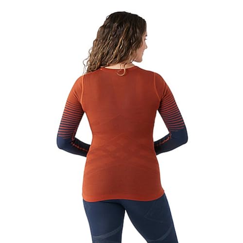 Smartwool Women's Intraknit Thermal Merino Base Layer Pattern Crew