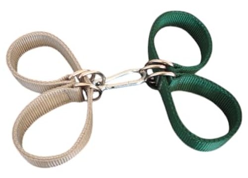 Sav-A-Jake Hog Hobbles for Wild Boar/Hog Hunting - Large (Dark Green & Silver)