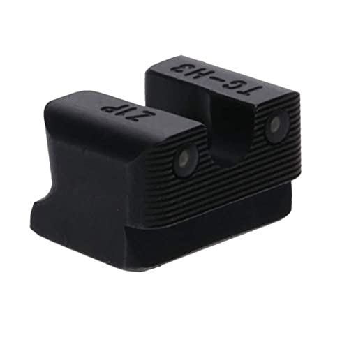 TRUGLO Tritium Pro Handgun Night Sights, Compatible with CZ Handguns Compact Gun Sights with Daylight White Dots, Night Tritium Dots & Focus Lock Front Ring