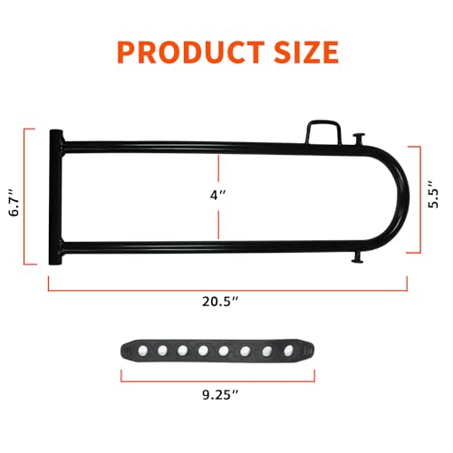 MaxxHaul 50885 4 Inch Wide Bike Cradles Replacement for MaxxHaul 50641 Cargo Carrier and 2-Bike Rack - Set of 2