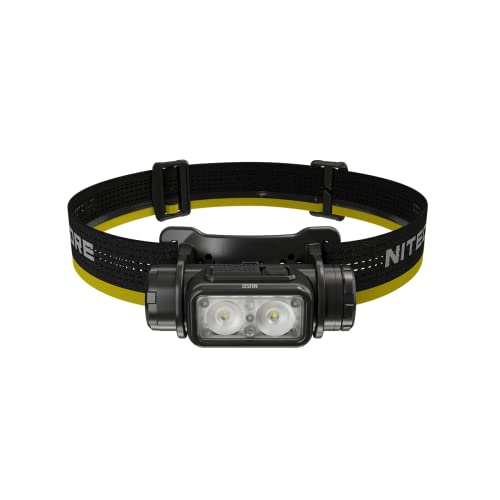 Nitecore NU50 High Capacity USB-C Rechargeable Headlamp- 1400 Lumens w/Eco-Sensa USB-C Charging Cable