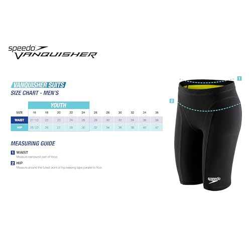 Speedo 800349600118 Solid Vanquisher Jammer Black 18
