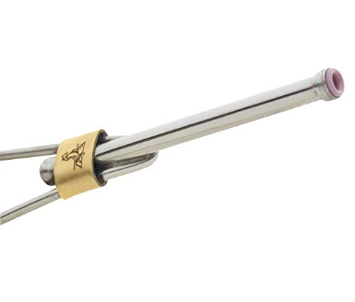 Fly Tying Bobbin with Ceramic & Brass Finish - Thread Tension Tool