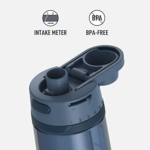 Thermos Alta Series Hydration Water Bottle 24oz Slate Leak-Proof Spout