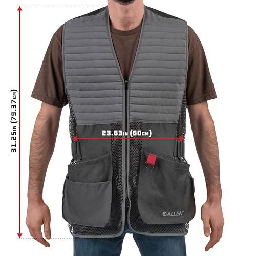 Allen Company Men's Regular Sleevless Shooting Vest, Multi, One Size