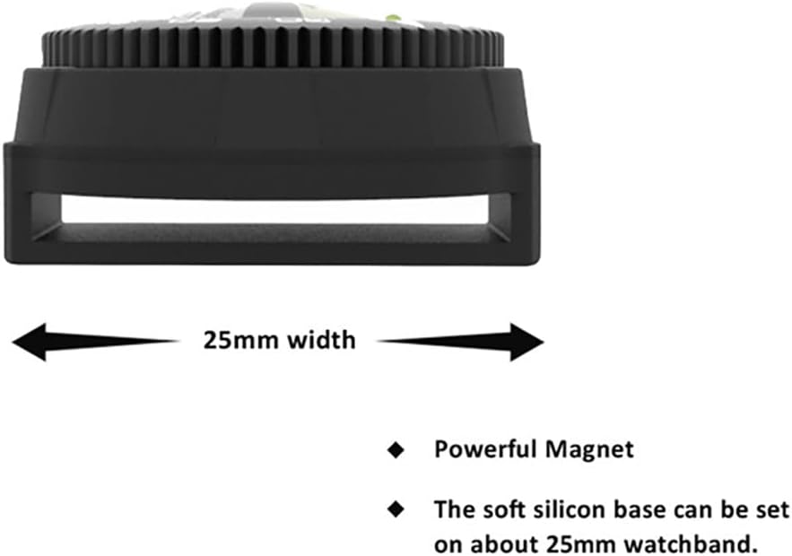 KanPas Mini Button Map Compass with Turnable Bezel for Watchband Every Day Carry