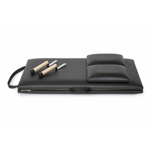 ELINA PILATES Folding Mat with Handles (Black)