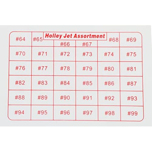 Holley 36-181 Jet Assortment Kit