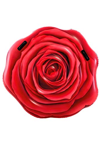 Large Red Rose Pool Float - Inflatable Lounge for Pool & Beach