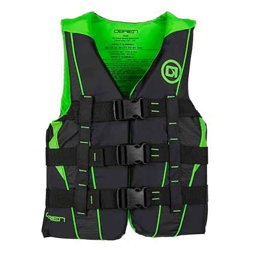 O'Brien Teen Nylon CGA Life Jacket for Boating, Kayaking, PWC, Swimming