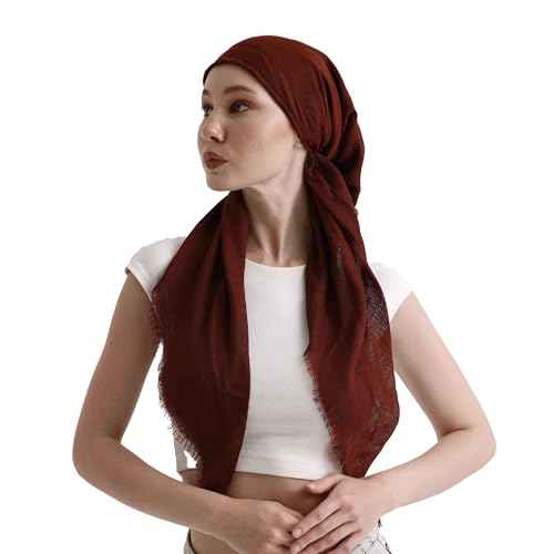 dscarf Headwear Pre Tied Head Scarves for Women Featuring | Soft Chemo Head Wear Headcover Ready Headwear