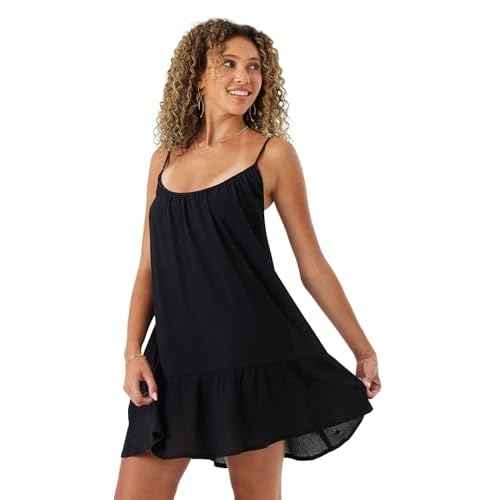 Roxy Women's Casual Dress ? Sundress & Swimsuit Cover-Ups for Beach, Poolside, Resort Wear, Midnight, Small
