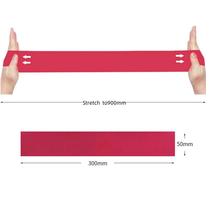 1PC Portable Resistance Bands for Women's Full - Body Workout - Great for Squats, Lifts, Yoga and Slimming Legs and Arms, 15, 20Pounds