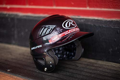 Youth Baseball Helmet - Coolflo Black with Ventilation - OSFM