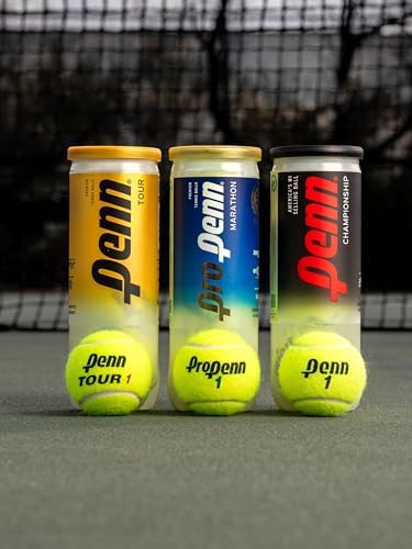 Penn Extra Duty Tennis Balls - 12 Cans, 36 Balls, Official Tournament Quality