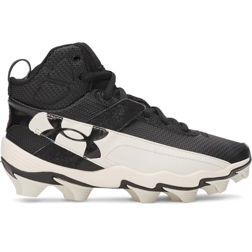 Under Armour Kids Harper 10 Jr RM Baseball Cleats - Big Kid Black+Stone