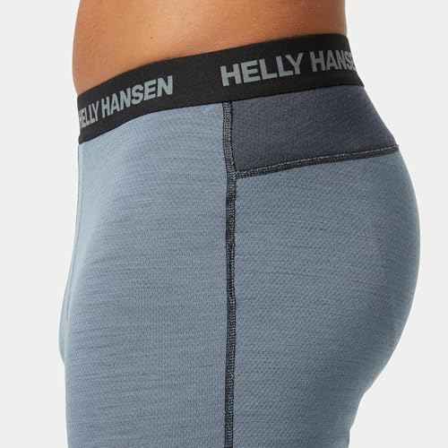 Helly-Hansen LIFA Merino Midweight Pant for Men, Track Pants with Non-Itch Fabric, 2-Layer Design, Flat Lock Seams, ZQ Wool