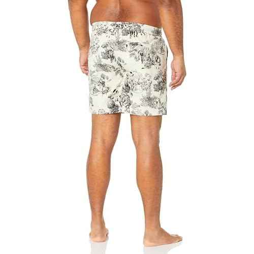 HUGO Men's Standard Modern Toile Swim Trunks