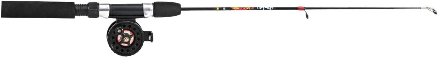 1 Set Fishing Rod with Fishing Reel Short Portable Winter Outdoor Ice