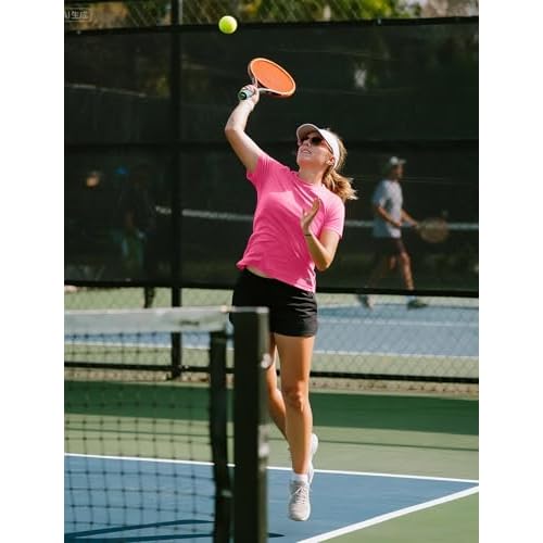 Zengjo Women's Short Sleeve Running Shirts UPF 50+ Sun Protection SPF Quick Dry Athletic Workout T-Shirts