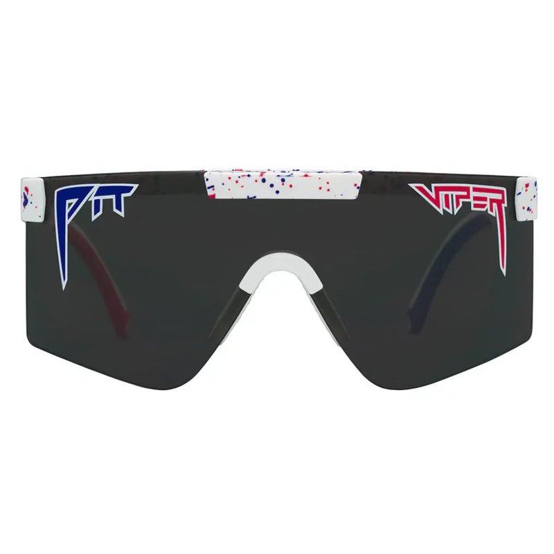 Pit Viper Sunglasses I The Original 2.0 I Wide Fit I 100% UV Lens, Indestructible Frame I Turbo Adjustable for Perfect Fit I Micro Fiber Bag & Retainer Straps I Smoke Lens, Black Frame