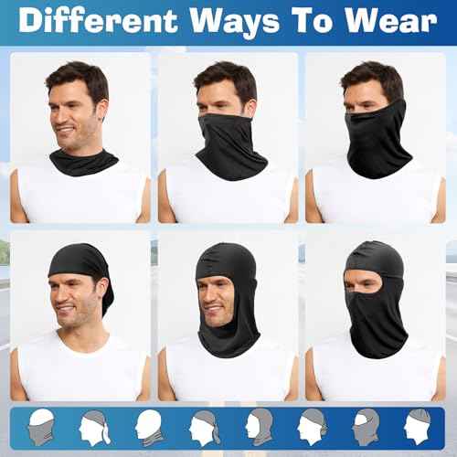 Balaclava Face Ski Mask: 6 Pack Breathable Full Face Cover for Men Women Full Head Masks Neck Gaiter