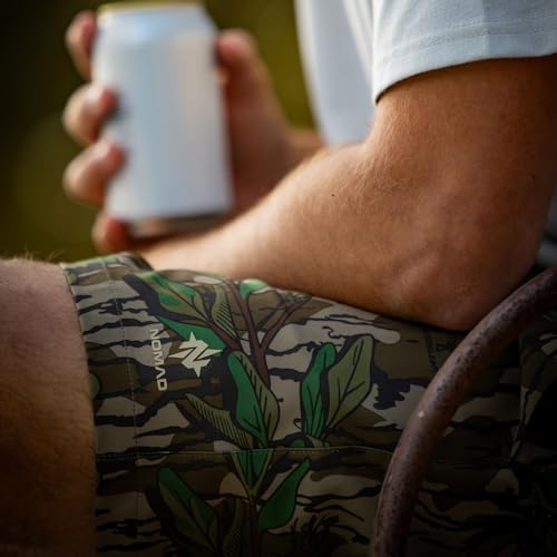 Nomad Men's Hobcaw Performance Camo Hunting Shorts XL Mossy Oak Greenleaf