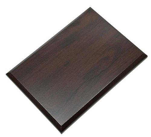 Express Medals 6 x 8 Inch Cherry Color DIY Blank Award Plaque with Beveled Edge Trophy Gift Plaques