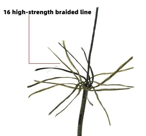 KTGCOZS Pack of 3 Set Carp Fishing Lead Core Line Helicopter Rigs Fishing Tackle Line Making Sinking Braided Line Accessories