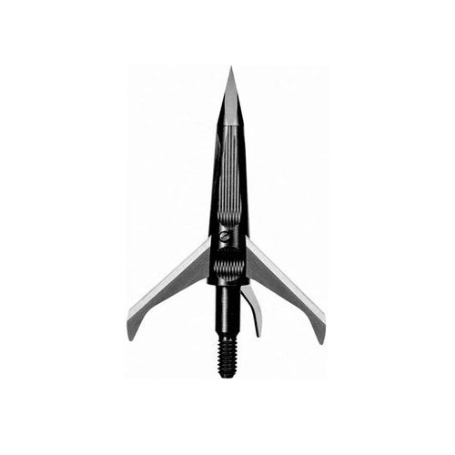 New Archery Products Spitfire Mechanical Broadhead 1 1/2' Cut Diameter 100 Grain Front Deploying 3 Pack Black